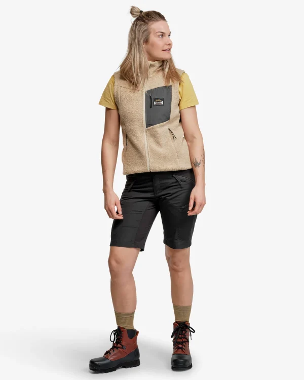 Flok Wool Pile Vest W