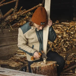 Saruk Wool Pile Mid Full Zip W